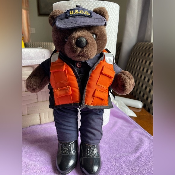 Bear Forces Of America US Coast Guard Teddy Bear VTG 1989 Plush U.S.C.G - Picture 1 of 5